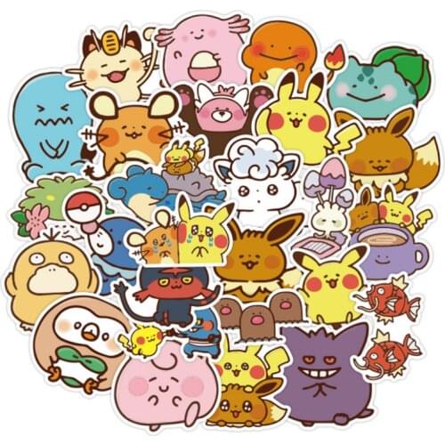 10/30/50PCS Anime Cute Pet Suitcase Luggage Guitar Car Motorcycle Graffiti Sticker Decorative Toy Wholesale