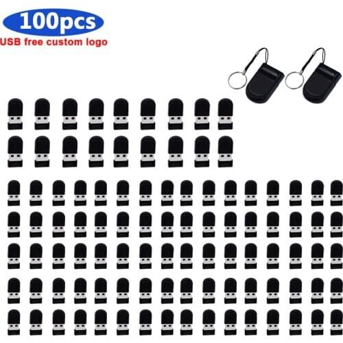 100pcs/ New Arrival Mini Metal USB 2.0 Flash Drive 64GB 32GB Metal Pen Drive Portable USB Memory Stick 8GB 16GB USB 2.0 Pendrive