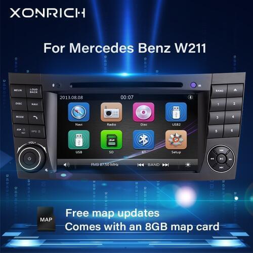 2 din Car DVD Multimedia For Mercedes Benz E-class CLS CLASS W219 W21 E220 CLK W209 E 320 E350 E240 E270 E280 RadioGPS Naivgtion