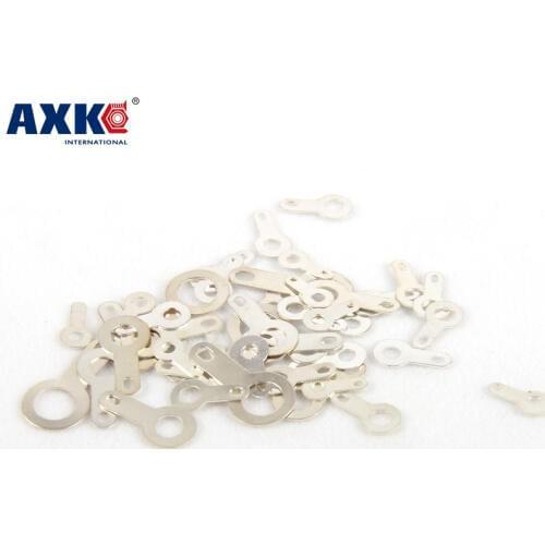 2021 Sale Hts Feet 100pcs M2.2-m6.2 Silver-plated Copper Single Head Soldering Terminal Circular Weld Washer Welding Sheet Lug