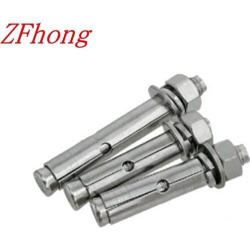 4pcs/lot m12x60/70/80/120 304 stainless steel expansion bolts expansion screws car repair expansion screw