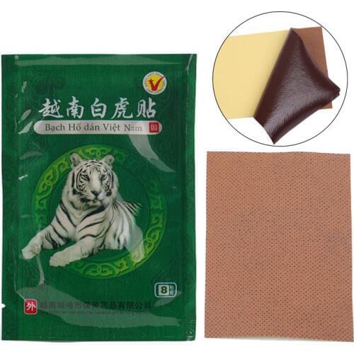 48pcs Vietnam White Tiger Balm Patch Meridians Plaster Lumbar Pain Relief Back/Neck/Foot Muscular Pain relieving Health Care