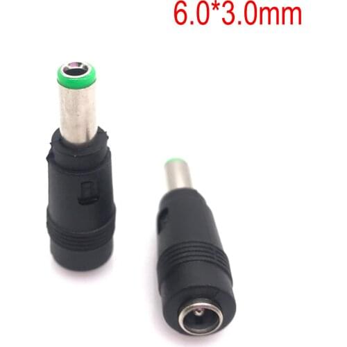 5.5*2.1 Female to 6.0*3.0 Male AC DC Power Adapter Plug Connector dc jack tip Notebook Laptop Widely for Toshiba Laptop