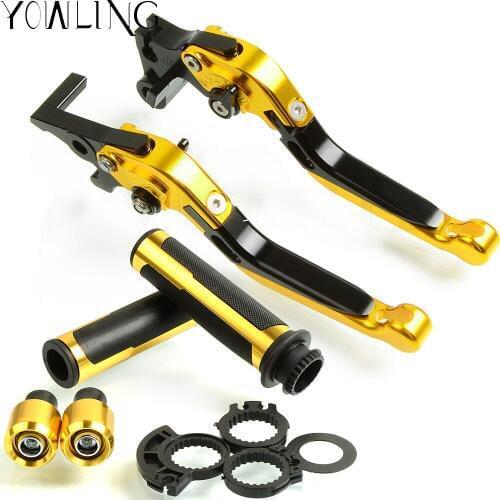 Motorcycle Accessories Extendable Brake Clutch Levers Handlebar Hand Grips For SUZUKI TL1000R TL1000 R 1998 1999 2000 2001 2003