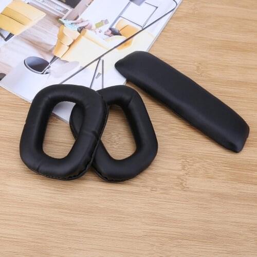 Headphones Wireless Wired Headphone Accessories Replacement Ear Pads Ear Cushions for Logitech G35 G930 G430 F450