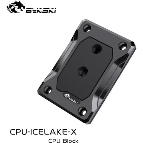 Bykski CPU Water Block only use for INTEL LGA4189 Black POM version Water Cooler Cooling Radiator block CPU-ICELAKE-X
