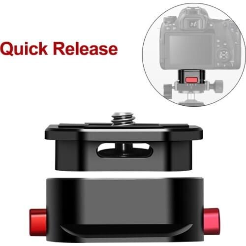 Quick Release Plate Claw Clamp Quick Instal System for DSLR Gopro Action Camera Gimbal Tripod head Clamp Quick Switch