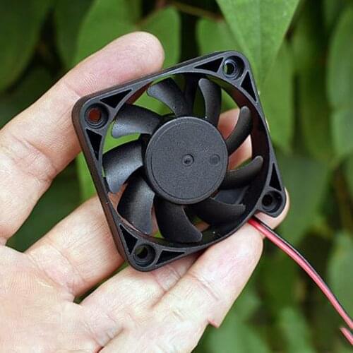 DC12V-24V 18V 50mm Mini brushless fan Electric Radiator Cooling Fan black silent quiet Small micro 5010 cooling fan