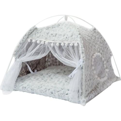 Cat Kennel Summer Tent House Semi Enclosed Dog Bed All Seasons Universal Villa bedding