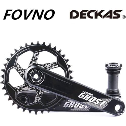 FOVNO Direct Mounted Crankset Mountain Bike Crank Set With Bottom Bracket For MTB Bike Crank 170mm 175mm With Deckas Crown