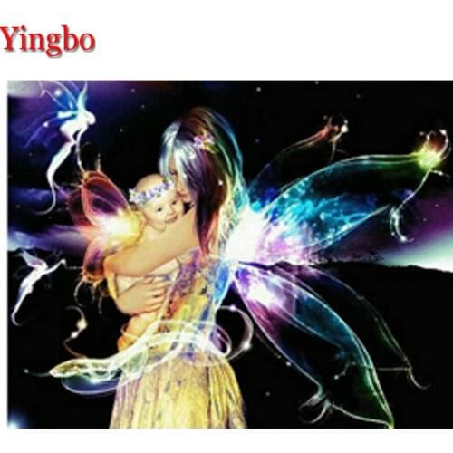 5d art Diamond embroidery fairy baby diy diamond paint square round diamond painting loose stones,3d mosaic pictures by numbers