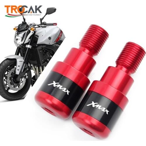 LOGO XMAX For Yamaha X MAX XMAX X-MAX 250 2009-2019 2012 2013 2014 2015 2016 Motorcycle Handle Hand Bar Ends Handlebar Grips End