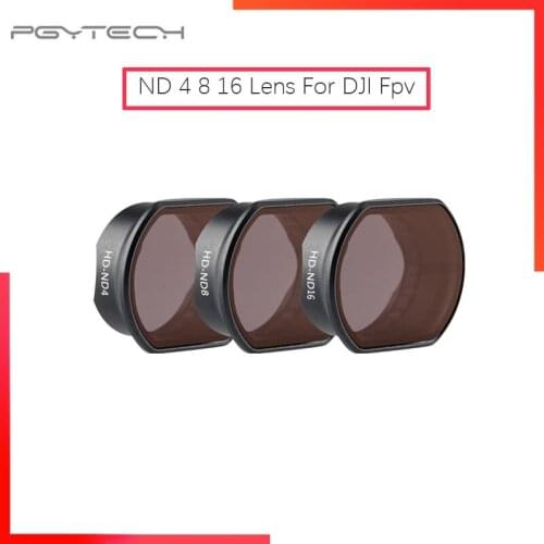 PGYTECH DJI Fpv ND Filters Set Professional ND 4 8 16 Lens For DJI Fpv Drone Combo Accesssories