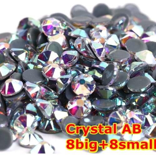 New 2078 Cut AAAAA 16 Facet Grade ss10 ss16 SS20 SS30 Crystal AB Hotfix Rhinestone Glass Crystal Garment Iron on Rhinestones