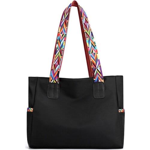 New Large Capacity Nylon tote bag Waterproof big Woman handbag Fashion Casual tote bags for women High quality Black sac femme