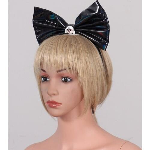 Halloween Theme Party Hair Hoop Big Bow Pumpkin, Skull, Ghost Headband Adult Children Hair Accessories Theme Party Decor Gift
