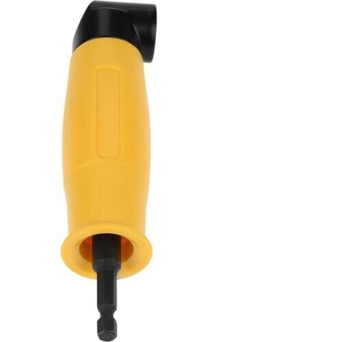 90 Degree Angle Hex Shank Extension Screwdriver Drill Bit Socket Holder Adapter Sleeve Power Attachment Tool Right Angle Adapter
