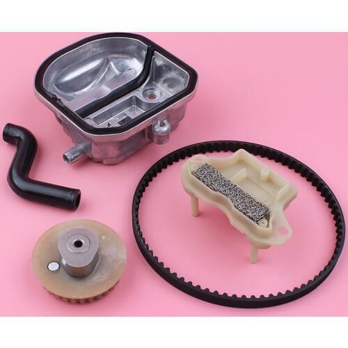 Camshaft Pulley Gear Timing Belt Cylinder Head Cover For Honda GX35 GX35NT Mower Engine Motor Breather Tube Filter Housing