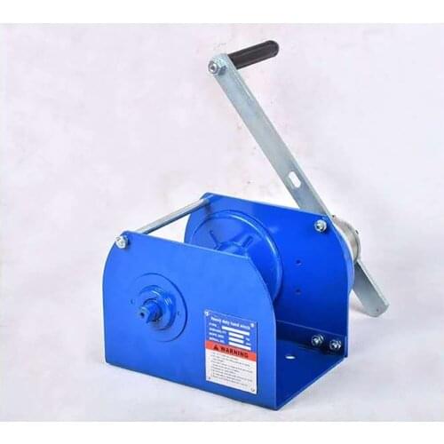 Manual Winch Two-way Self-locking Heavy winch 1 ton Hoist Small Crane Tractor