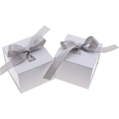 Jewelry Box Container Wedding Ring Packing Proposal Engagement Storage Portable Case Organizer Bowknot High End Luxury