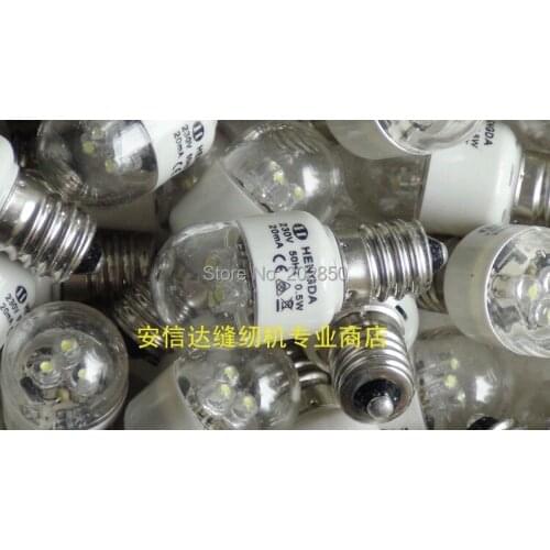Sewing Lamp/LED E14 Bubble Light,0.5W,230V,50Hz,20mA,Household Sewing Machine Parts,For Juki,Brother,Janome,Elina,Singer