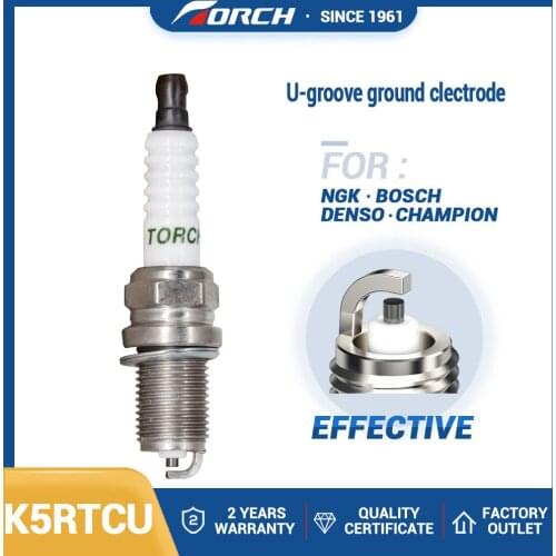 Ignition System Candles Torch K5RTCU Spark Plug for KIA for NISSAN for TOYOTA for MERCEDES-BENZ for SKODA for OPEL