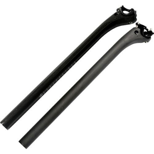 3K Full Carbon Fiber Bicycle Seatpost MTB Seat Post Road Bike SeatPost Offset 20 Bicycle parts 25.4/.27.2/30.8/31.6*350/400mm
