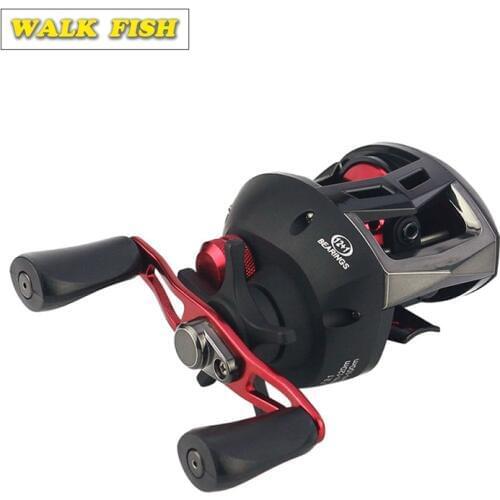 WALK FISH High quality Right or Left hand Baitcasting Reel 12+1BB 7.2:1 Bait Casting Fishing Reel 10 files