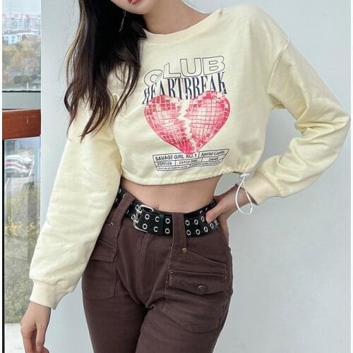 Женские короткие толстовки YEMOCILE China At AliExpress