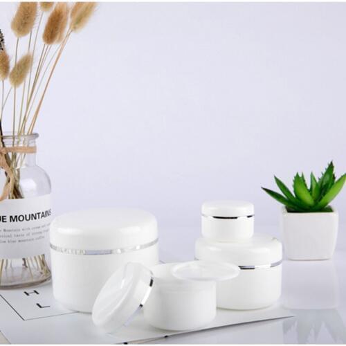 Refillable Bottles Travel Face Cream Lotion Cosmetic Container Plastic Empty Makeup Jar Pot 20/30/50/100/150/250g