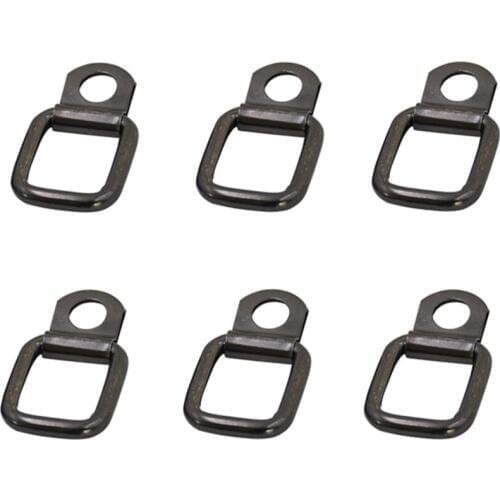 Tie-Down D-Rings for Jeep Wrangler JL JT JK TJ YJ LJ 1995-2020,for Jeep Wrangler Trunk Cargo Net Tie Down Strap Stainless Heavy