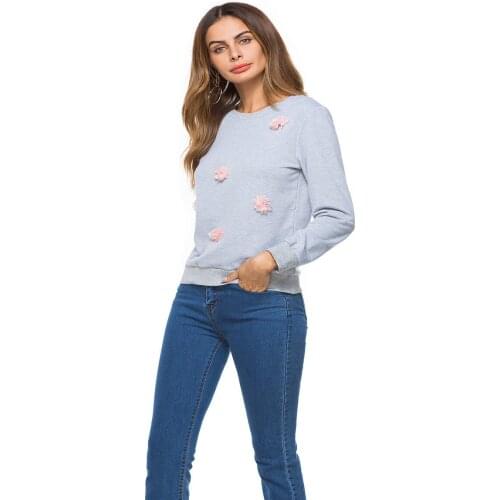 2019 Cotton Full Promotion Kpop Unicorn Sweatshirt Women Moletom And Winter New Pattern Neck Flower Long Sleeve T Dress Up Time