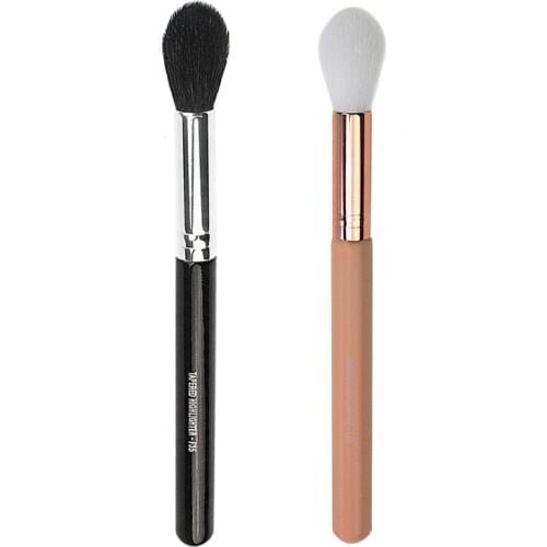 1pc Makeup Brushes Soft Highlights Nasal Shadow Single Glitter Handle Professional Fiber Brushes Beauty Tool