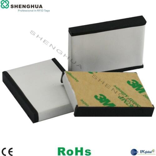 10pcs/pack Programmable Anti Metal Tags Plastic White Printable With RFID UHF Directional Antenna Alien H3