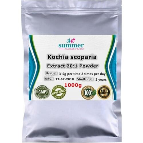 1000g Pure Kochia scoparia extract,Di fu zi,fructus kochiae extract powder for treat allergic skin disease,allergic skin disease