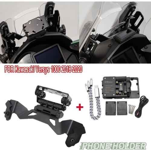 2018-2020 NEW Motorcycle Accessories For Kawasaki Versys 1000 VERSYS1000 Modified GPS Navigation Bracket