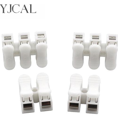 CH2 CH3 Wire Connector 2/3 Position Press Type Butt Fast Electrical Cable Clamp Connection Terminal
