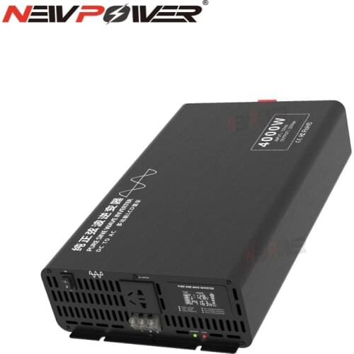 China hot selling 4000W Pure Sine Wave Inverter 12v 24v 36v 48v 60v 72v 84V to 100v 110v 120v 220v 230v 240v DC TO AC Inverter