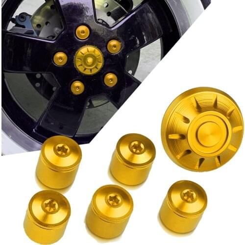 Motorcycle Hubcaps Wheel Side Covers CNC Aluminum For Piaggio Vespa GTS SPRINT PRIMAVERA LX 150 250 300 2017 2018 2019 2020 2021