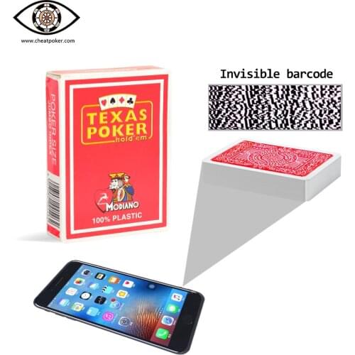 Modiano Anti Cheat Texas Poker for Analyzer Plastic Magic Playing Cards Party Board Game Waterproof Deck