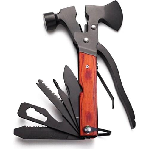 15 in 1 Hammer Multitools Portable Survival Equipment Suitable for Window Breaker Outdoor Life Saving Survival Kit