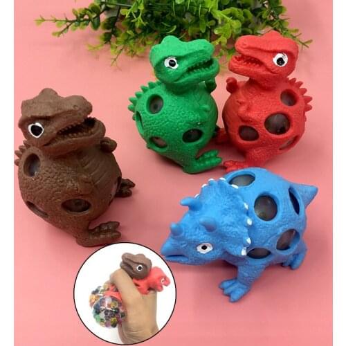 New TPR Vent Dinosaur Egg Squeeze Toys Adult Vent Decompression Toy Cute Dinosaur Flying Horse Dragon Phoenix Stress Gags Ball
