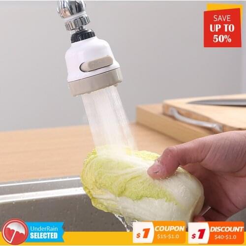 New 360 Rotate Kitchen Faucet Shower Tap 3 Level Can Adjusting Water Saving Bathroom Shower Faucet filtered Faucet Accessories