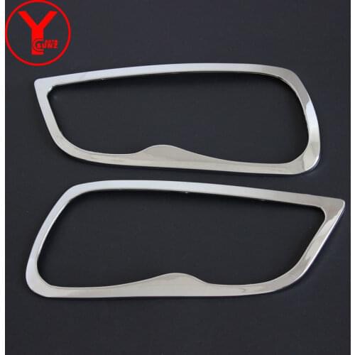 Front Lamp Cover For TOYOTA RAV4 1996 1997 1998 1999 2000 HeadLight Trim Overlay ABS Chrome Head Frame Cover Accessories YCSUNZ