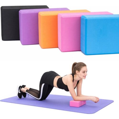 Pilates EVA Yoga Blocks Foam Brick Training Exercise Fitness Tool Yoga Bolster Pillow Cushion Stretching Body Shaping Yoga Block