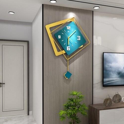 Light Luxury Clock Wall Clock Living Room Nordic Minimalist Home Decoration Fashion Creative Personality Decorative Clock