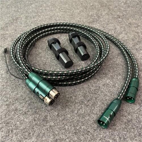 Pair ColumbiaI XLR Balanced Cable with 72V DBS Perfect Surface Copper HiFi Audio Line