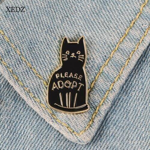 XEDZ New SEE YOU IN HELL Black Ghost Brooch Black Horror Ghost Phantom Middle Finger Death Brooch Denim Pendant Halloween Badge