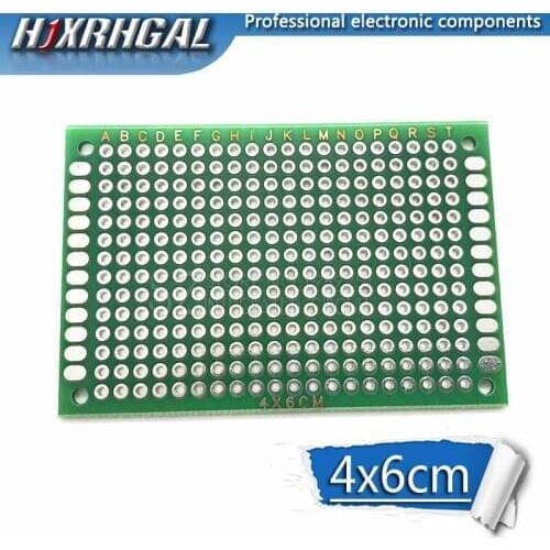 1pcs 4x6cm 4*6 Double Side Prototype PCB diy Universal Printed Circuit Board hjxrhgal