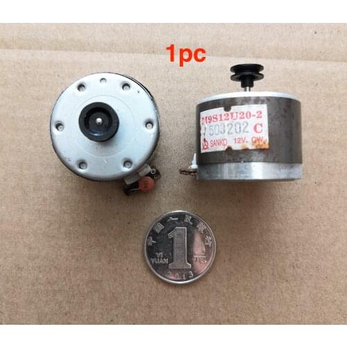 Second hand 1pc 530 two-speed motor for SANKO 12V clockwise CW motor for cassette deck audio player